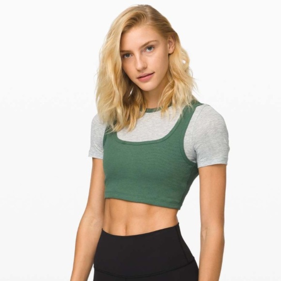 Lululemon Better Best Cropped Short Sleeve Top - Picture 2 of 5